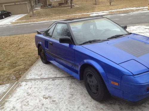 Mr2 4age aw11 5-speed blue sunroof