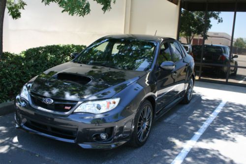 2014 subaru impreza wrx sti limited gray leather sunroof navigation! low miles!!