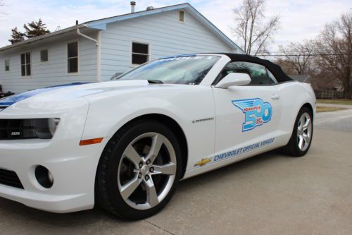 White 2ss convertible, excellent condition, indy 500 festival car