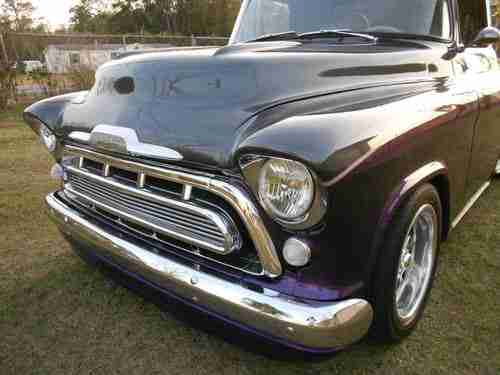 Buy new 1957 Chevy 3100 custom pickup hot rod show truck ... Buy new 1957 Chevy 3100 custom pickup hot rod show truck ...