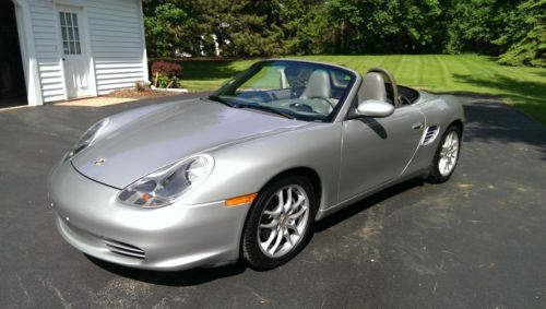 2003 porsche boxster 5 speed manual -  convertible - private sale - clean carfax