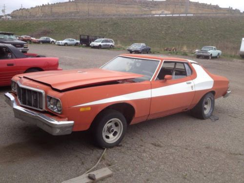 1974 74 ford gran torino starsky &amp; hutch project parts car posi rear end roller
