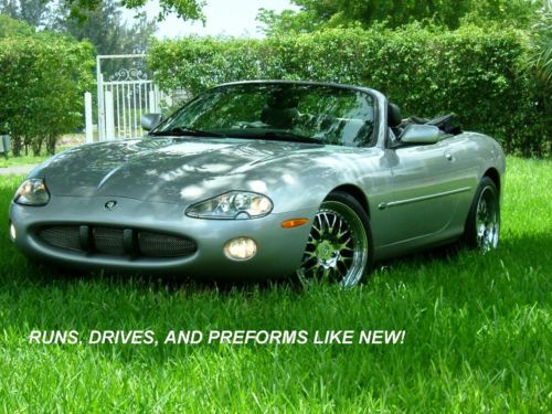 2001 jaguar xk8 convertible from florida! 55,000 miles, 1 owner, like brand new!