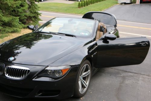 2007 bmw m6 smg convertible 2-door 5.0l - extended warranty with bin