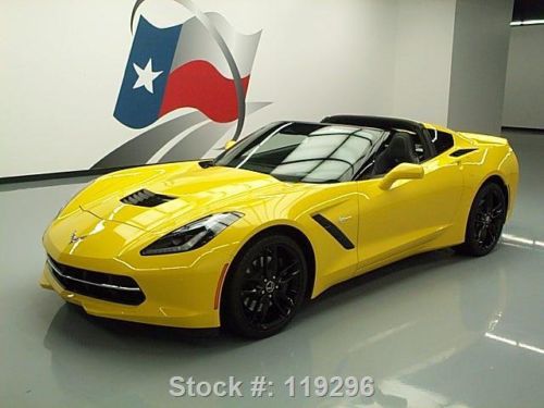 2014 chevy corvette stingray 3lt z51 nav hud 644 miles texas direct auto