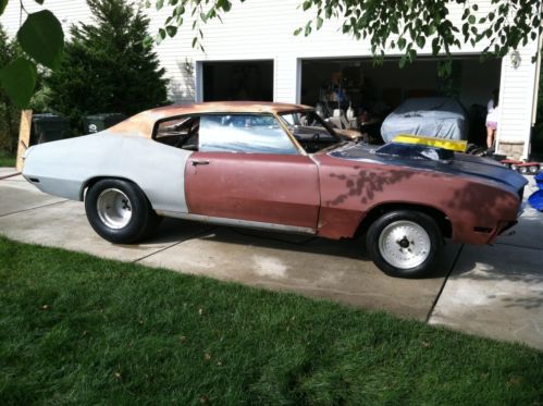 1970 buick skylark gs 455 race car back half project car stage 1