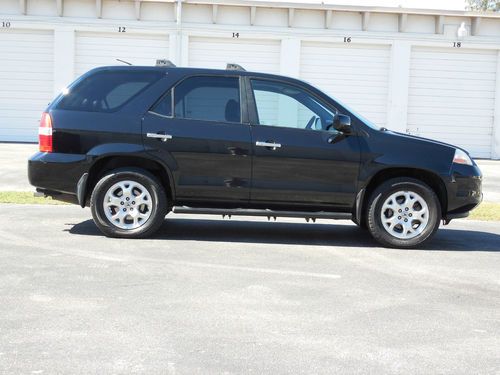 2002 acura mdx black with black leather.