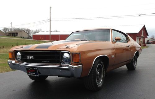 1972 chevelle ls5! rare w code 454 ls5 engine, 400 turbo auto trans, 12 bolt!