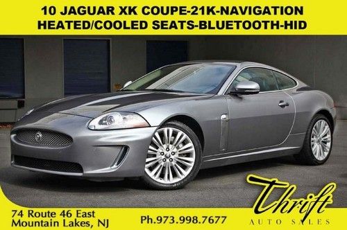 10 jaguar xk coupe-21k-navigation-heated/cooled seats-bluetooth-hid