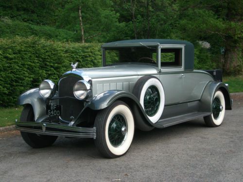 1928 chrysler imperial le baron l80 club coupe, -only 25 were built, two remain.
