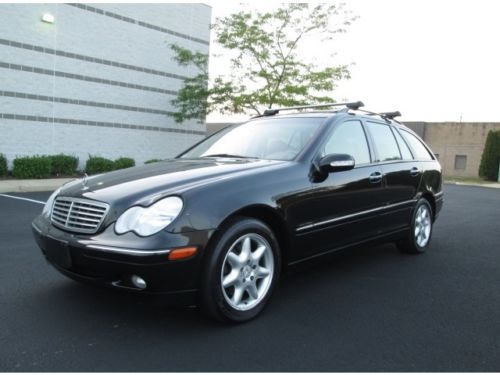 2003 mercedes-benz c240 4matic wagon black extra clean loaded must see