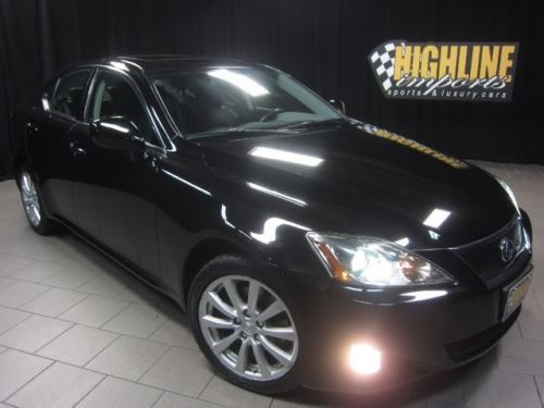 2007 lexus is250 awd, luxury package, navigation, heated &amp; cooled seats, 1 owner