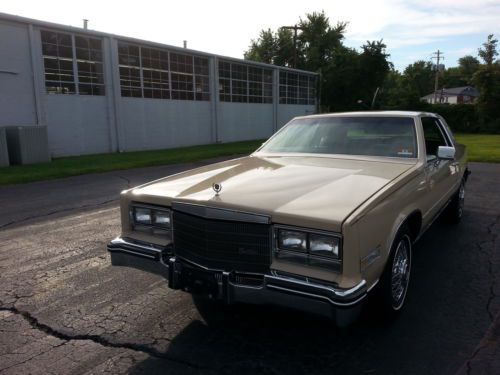Cadillac eldorado 1985 garaged kept 9400 original miles clean iside &amp; out sharp