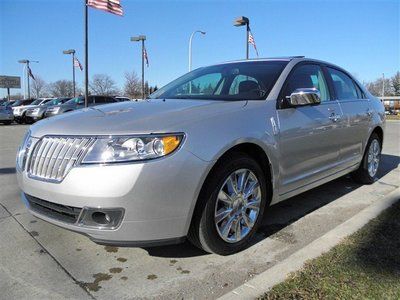 Silver sedan clean title finance low miles leather one owner sunroof auto stereo