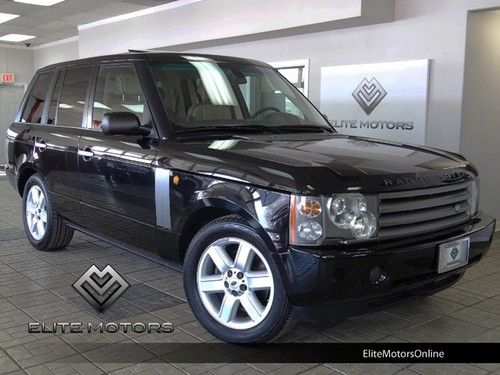 2004 range rover hse navi lux stng pkg htd front/rear sts xenons wow