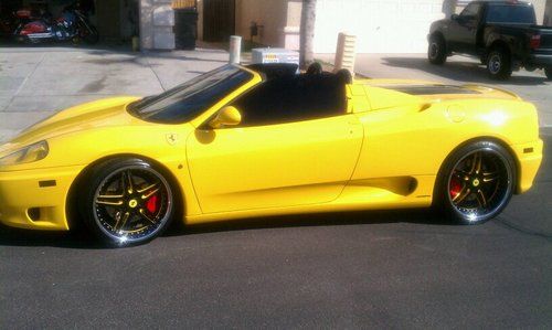 Sexiest 2002 ferrari 360 spider in the country.