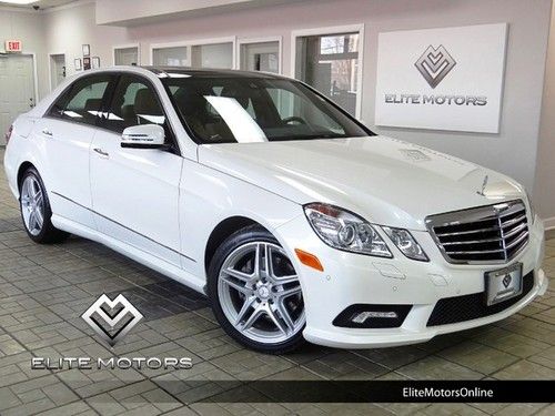 2011 mercedes benz e350 4matic amg navi back up cam pano roof dynamic seats