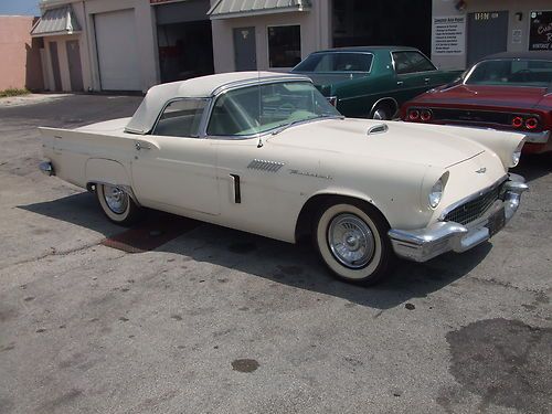 1957 ford thunderbird, excellent driver , needs repaint, no rust all there