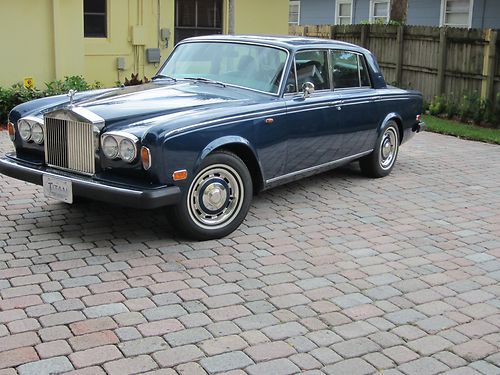 1976 silver shadow stunning blue/blue- low miles