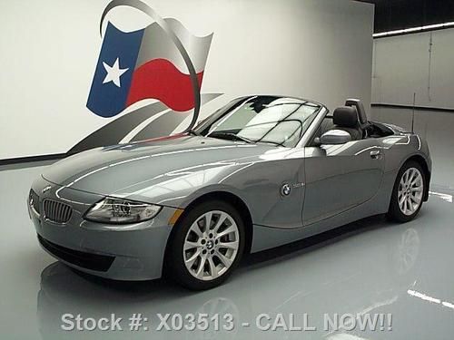 2007 bmw z4 3.0si roadster automatic heated seats 14k! texas direct auto