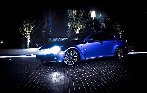 2009 lexus isf ultra sonic blue, loaded. 33,000 miles no reserve