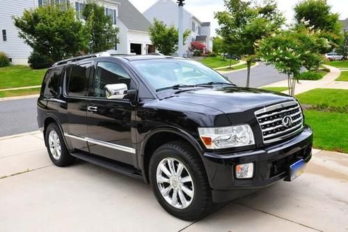 2008 infiniti qx56 4wd price $9,200 fully loaded navi only 75,227 miles