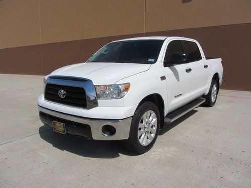 2008 toyota tundra~sr5~crewmax~5.7l~rcam~leather~20s~extras