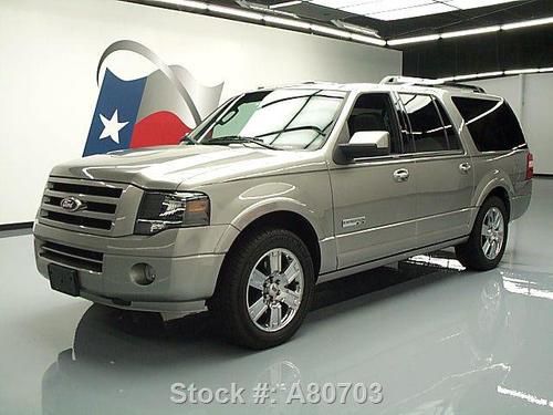 2008 ford expedition el ltd sunroof leather nav dvd 67k texas direct auto