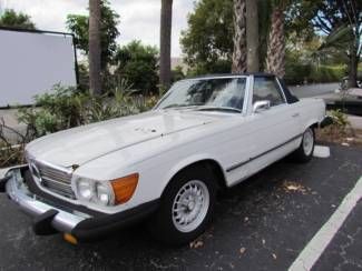 1975 mercedes benz 450sl 59186 miles convertible collector leather power luxury