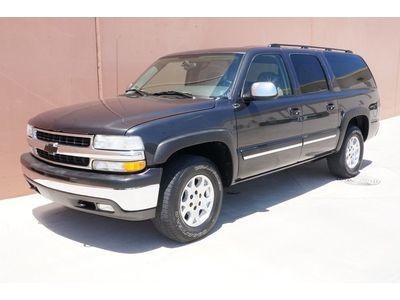 06 chevy suburban ls 4x4 cd 3rd row 2 owner carfax cert xtra clean no reserve!!!