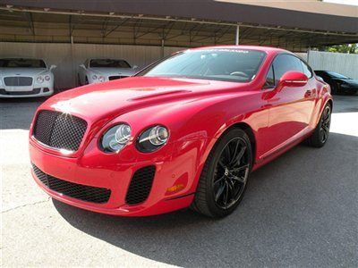 2010 bentley continental supersports very low miles navigation, heated seats fl