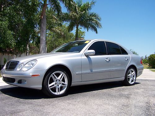 2003 mercedes benz e320 e-class silver 90k miles super clean showroom car amg 03