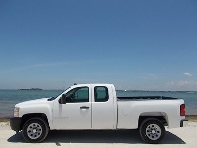 08 chev silverado 1500 w/t extended cab - one owner florida truck - clean carfax
