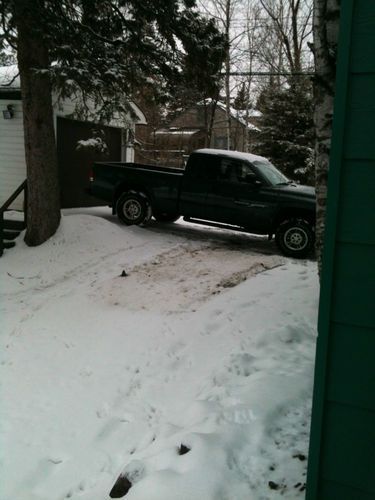 2000 green dodge dakota sport club cab pickup truck v8 65,000 miles