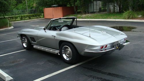 1967 corvette convertible 327/350 numbers match excellent high quality driver
