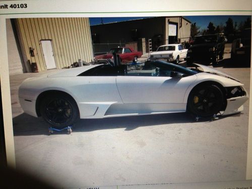 2008 lamborghini murcielago lp 640 roadster e gear 3900 miles broke fender