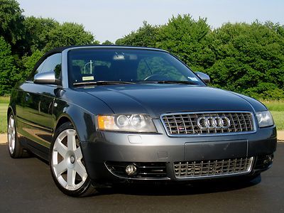 2005 audi s4 2dr cabriole quattro - navigation - one owner - convertible