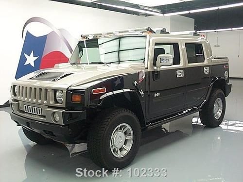 2006 hummer h2 sut 4x4 lux sunroof heated seats dvd 59k texas direct auto