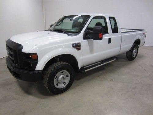 2008 ford f250 6.4l v8 turbo diesel xl 4x4 ext cab long  bed 1 co owner 80pics