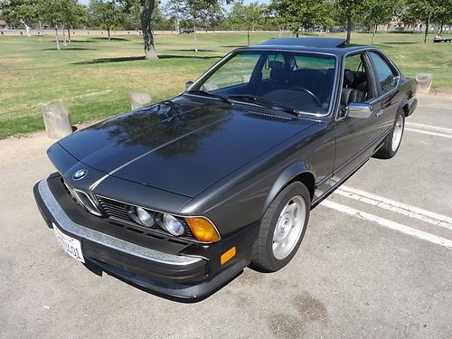1985 bmw 635 csi california car restored ~the shark~ dry rust free recaro seats