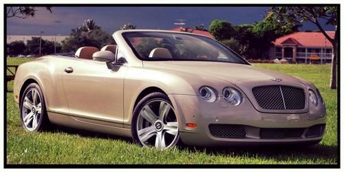 Bentley continental gt convertible gtc turn key purchase garaged kept low miles!