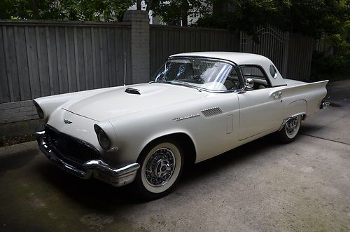 1957 ford thunderbird 312ci v8 restored with hard top &amp; new soft top must see