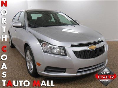 2013(13)cruze lt fact w-ty only 17k silver/black lthr heated sts phone onstar