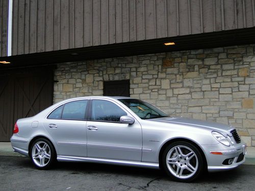 E55 amg, 469-hp supercharged v8, only 55k miles!! clean carfax, kompressor