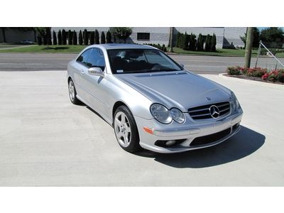 Great luxury clk500!amg package!navigation system!brand new tires! no reserve!05