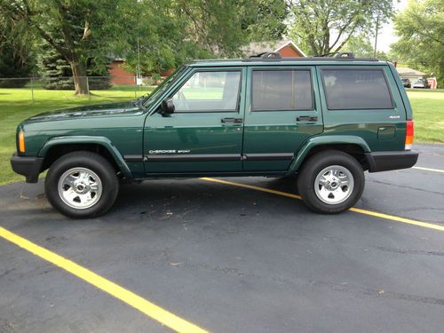 1999 jeep cherokee sport 4-door, 4x4, 4.0, "arkansas jeep absolutely rust free"!