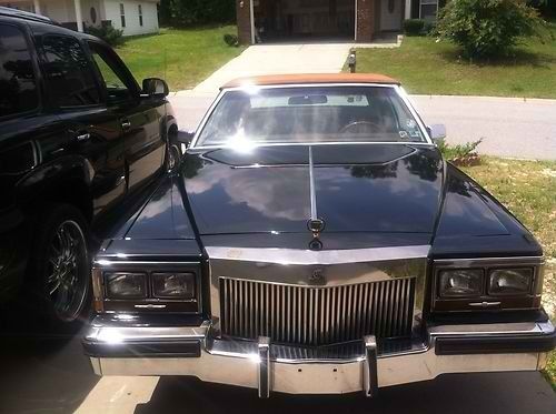 1984 cadillac deville phantom edtion  runs and drive