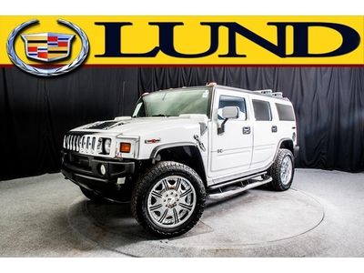 Hummer h2 suv supercharged 59101 miles custom wheel and tires touch screen audio