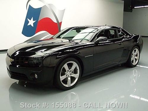 2011 chevy camaro 2lt rs auto htd leather hud 20's 34k! texas direct auto