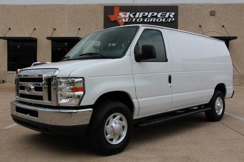 2012 ford e250 cargo van warranty v8 a/c must see